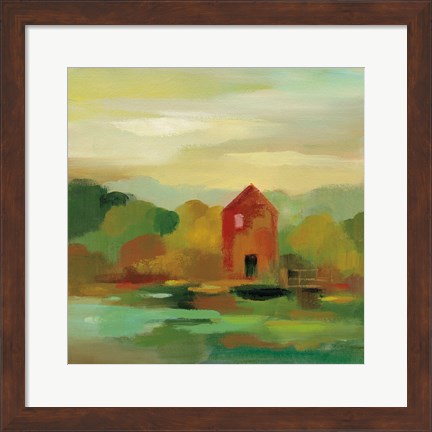 Framed October Farm II Print