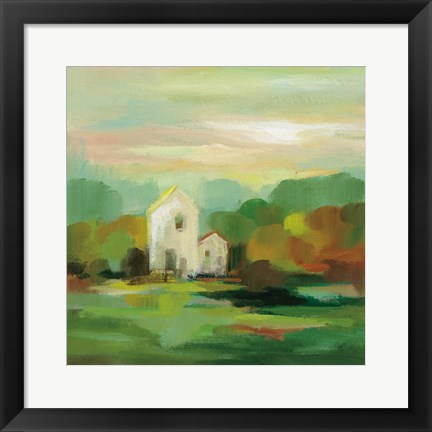 Framed October Farm I Print