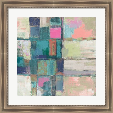 Framed Island Hues II Crop Bright Print