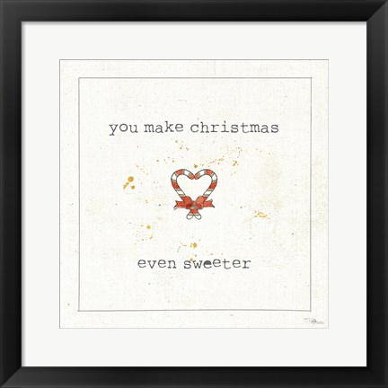 Framed Christmas Cuties II Print