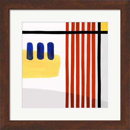 Framed Lines II Print