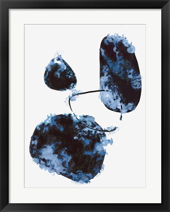 Framed Blue Stone I Print