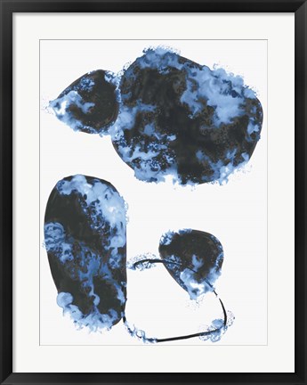 Framed Blue Stone II Print