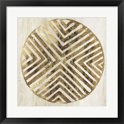 Framed African Lines II Print