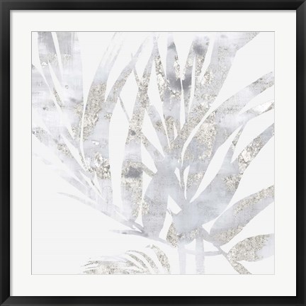 Framed Faded Leaves I Print