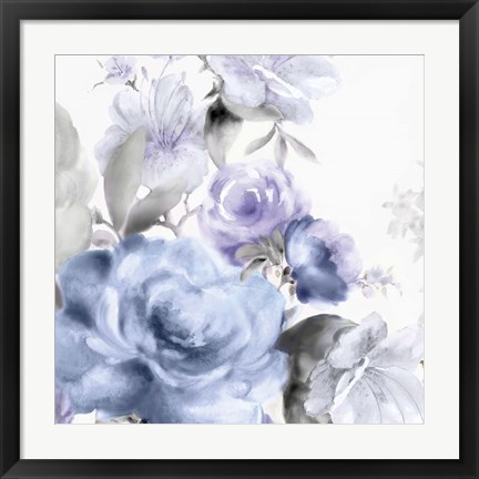 Framed Light Floral I Print