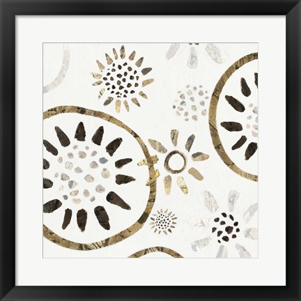 Framed Garden of Gold I Print