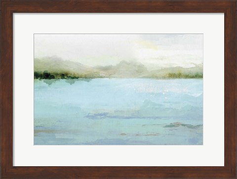 Framed Blue Lake Print