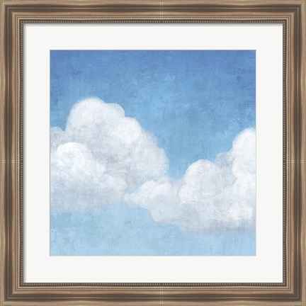 Framed Cloudy I Print