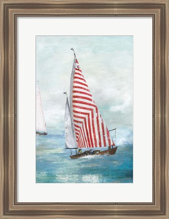 Framed Red sails Print