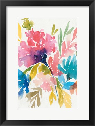 Framed Fresh Bouquet II Print