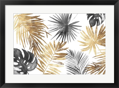 Framed Tropical Palms I Print