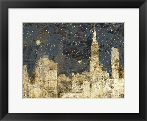 Framed City Skyline Print