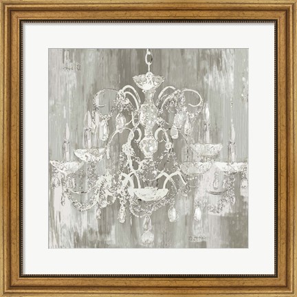 Framed Crystal Chandelier Print