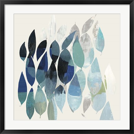 Framed Leaf Mural II Print