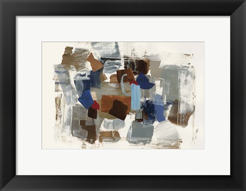 Framed Cubic Abstract I Print