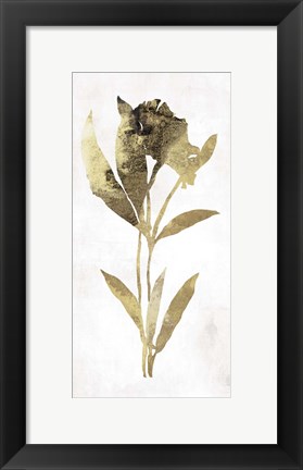 Framed Gold Botanical III Print