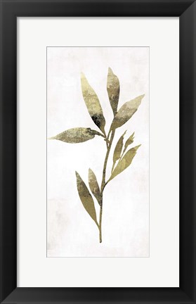 Framed Gold Botanical IV Print