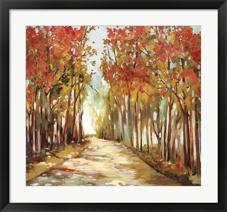 Framed Sunny Path Print