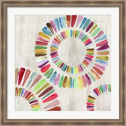 Framed Fun Rings II Print