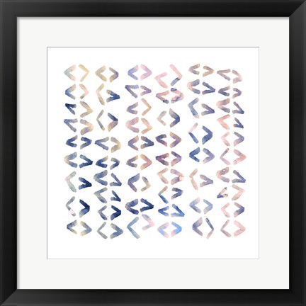 Framed Chevron Crazy Print