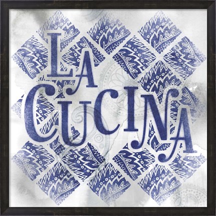 Framed La Cucina Print