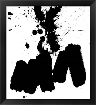 Framed Ink Blot II Print