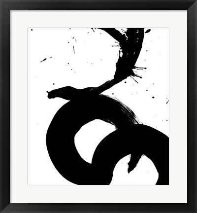 Framed Ink Blot V Print