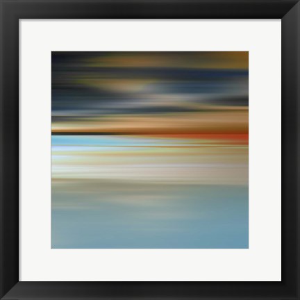 Framed Blurred Landscape II Print