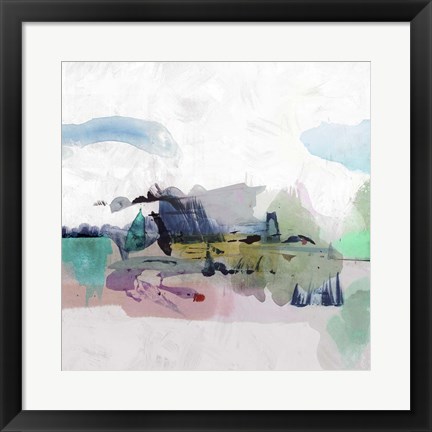 Framed Palette Landscape I Print