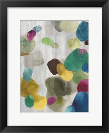 Framed Shadow Pebbles II Print