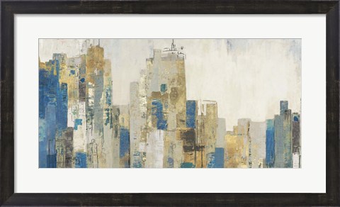 Framed Wide City Blues Print