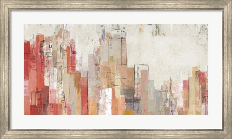 Framed Pink City Print