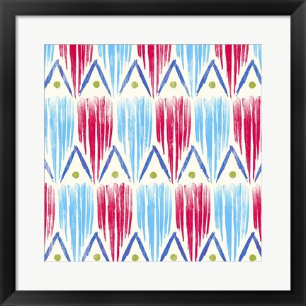 Framed Tribal Bright II Print