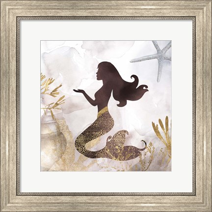 Framed Mermaid II Print