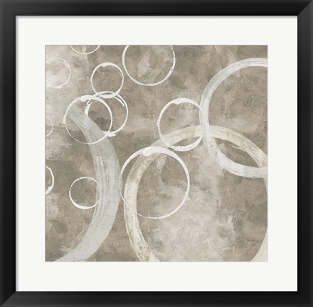 Framed Small Rings II Print