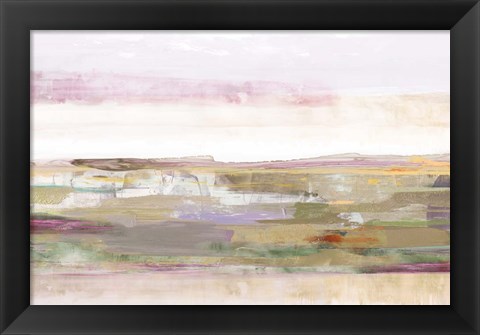 Framed Pink Landscape Print