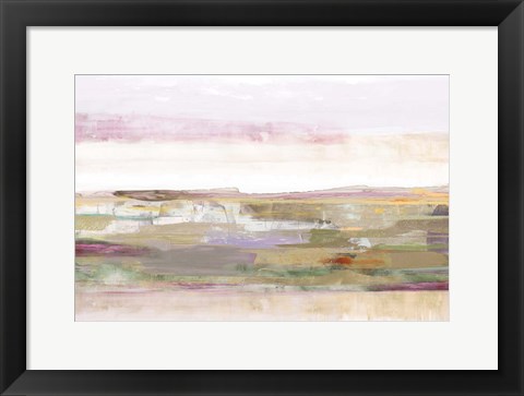 Framed Pink Landscape Print