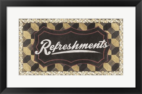 Framed Refreshments Print