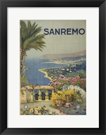 Framed San Remo Print