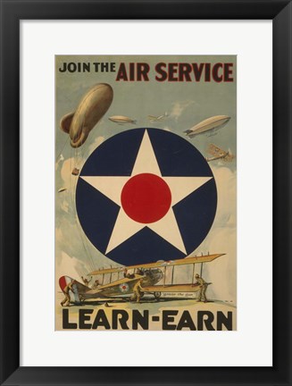 Framed Air Service Print