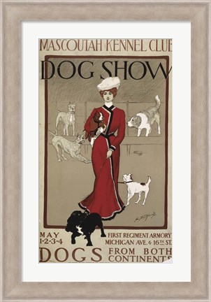 Framed Dog Show Print