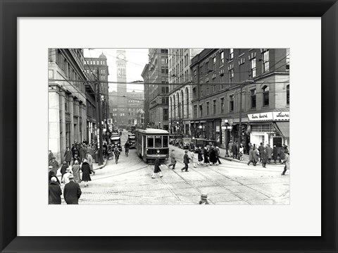 Framed Bay Trolley Print