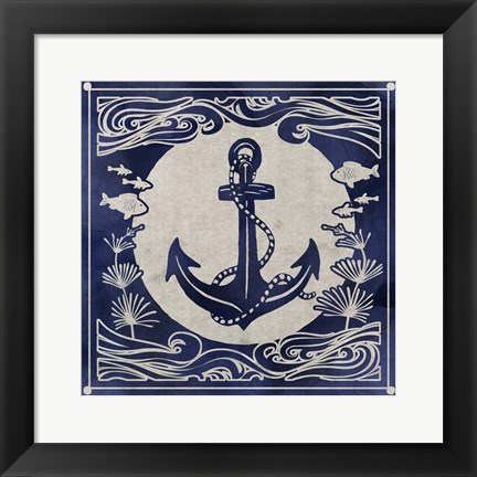 Framed Ink Anchor Print