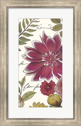 Framed Tropical Bright I Print