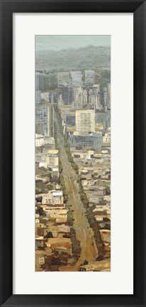 Framed San Fran Cityscape II Print