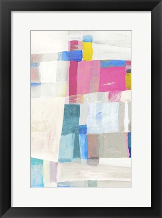 Framed Pastel Hues I Print