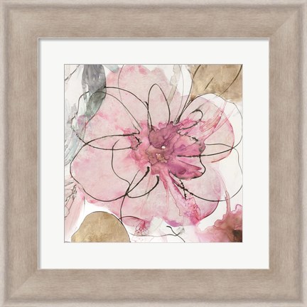 Framed Pretty in Pink I Print