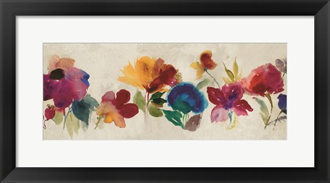 Framed Floral Dance I Print