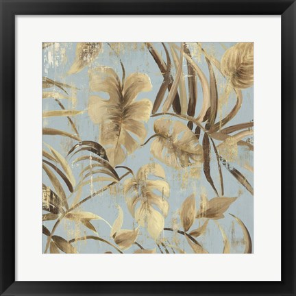 Framed Gold Palms I Print